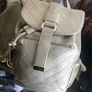 Full size leather back pack